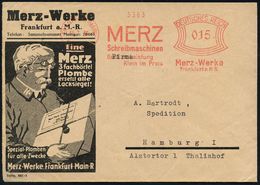BÜRO / SCHREIBGERÄTE / SCHREIBMASCHINE : FRANKFURT(MAIN)-/ RÖDELHEIM/ MERZ/ Schreibmaschinen../ Merz-Werke 1930 (15.7.)  - Non Classés