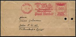 BÜRO / SCHREIBGERÄTE / SCHREIBMASCHINE : PLAUEN/ (VOGTLAND)/ 1911 25 1936/ Das Fachgeschäft Für/ Büromaschinen/ Paul Mer - Ohne Zuordnung