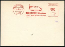 BÜRO / SCHREIBGERÄTE / SCHREIBMASCHINE : 479 PADERBORN 1/ BÜRODIENST-Maschinen/ Helfen Beim Geldverdienen 1966 (16.6.) A - Non Classificati