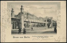 UNTERGRUNDBAHN /U-BAHN : Berlin-Schöneberg 1902/12 U-Bahnhof Bülowstraße, 6 Verschiedene S/w.-Foto-Ak., , Meist Gebr. - Treinen