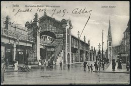 UNTERGRUNDBAHN /U-BAHN : Berlin-Schöneberg 1906/12 U-Bahnhof Bülowstraße, 6 Verschiedene S/w.- U. Color-Foto-Ak. , Teils - Trains