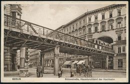 UNTERGRUNDBAHN /U-BAHN : Berlin-Schöneberg 1907/27 U-Bahn-Durchfahrt Durch Das Wohnhaus Bülowstr.70, 6 Verschiedene S/w. - Eisenbahnen