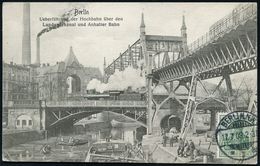 UNTERGRUNDBAHN /U-BAHN : Berlin-Kreuzberg 1909/28 U-Bahn Landwehrkanal/ Anhalter Bhf., 10 Verschiedene Color-Foto-Ak. ,  - Treinen