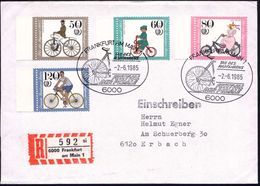 F A H R R A D  / INDUSTRIE & ZUBEHÖR : 6000 FRANKFURT AM MAIN 1/ TAG DES/ RADFAHRENS/ FESTIVAL/ DER PEDALE 1985 (2.6.) S - Sonstige (Land)