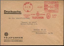 FILM / FILMVERLEIH / FILMTITEL / KINO : BERLIN SW/ 11/ TELEFUNKEN-/ PLATTE/ TELEFUNKEN/ KLANG-/ FILM 1935 (14.2.) AFS (2 - Cinéma