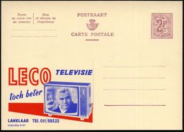 FILM / FILMVERLEIH / FILMTITEL / KINO : BELGIEN 1959 2 F. Reklame-P, Weinrot: LECO TELEVISIE Mit Lorne Greene (= US-Scha - Kino