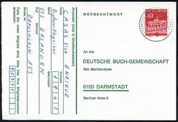 FLUGHAFEN / FLUGHAFEN-POSTÄMTER : 6 FRANKFURT AM MAIN 75 FLUGHAFEN 1970/71 1K-Segment Mit UB "g" Bzw. HWSt Mit Jumbo-Jet - Sonstige (Luft)