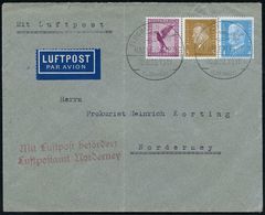 FLUGHAFEN / FLUGHAFEN-POSTÄMTER : HALLE-LEIPZIG/ FLUGHAFEN/ (Schkeuditz) 1932 (30.8.) HWSt = Hauspostamt Flughafen (Mi.A - Altri (Aria)
