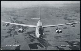 MILITÄRFLUGWESEN / MILITÄRFLUGZEUGE : U.S.A. 1955 (ca.) 3 Verschiedene S/w.-Foto-Ak.: Strategische Bomber Boeing BG-47B, - Aerei