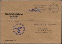 LUFTWAFFE 1939-45 / LUFTFELDPOST II.WK : Berlin W 8 1942 (24.1.) Dienst-Bf.: Reichsluftfahrtministerium + Viol. 1K-HdN:  - Avions