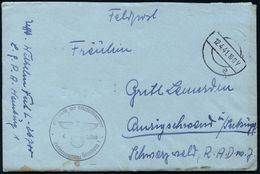 LUFTWAFFE 1939-45 / LUFTFELDPOST II.WK : DEUTSCHES REICH 1941 (Apr./Dez.) 4 Verschiedene Briefstempel: L 26700, 1x Aptie - Vliegtuigen