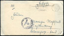 LUFTWAFFEN-FLUGSCHULEN & AKADEMIEN : NORDHAUSEN/ 2/ II/ Benutzt/ Die/ Luftpost! 1941 (14.10.) MWSt + Blauer 1K-HdN: Luft - Airplanes