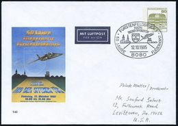 FLIEGERHORST / MILITÄRFLUGHAFEN : 8080 FÜRSTENFELDBRUCK 1/ 50 JAHRE FLIEGERHORST/ FLUGTAG.. 1985 (12.10.) SSt = Alpha-Je - Avions