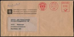 FUNK / FUNKWELLEN / AMATEURFUNK / MORSEN : 23 KIEL 3/ HAGENUK 1967 (20.7.) AFS = Peil-Antenne Klar Auf Motivgl. Firmen-B - Unclassified