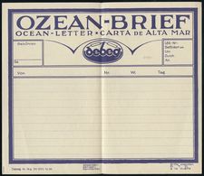 FUNK / FUNKWELLEN / AMATEURFUNK / MORSEN : DEUTSCHES REICH 1926 OZEAN-BRIEF/ OCEAN-LETTER, Orig. Debeg-Telegramm (debeg- - Non Classés