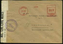 RADIO- & TV-SENDER / FUNKTÜRME : HAMBURG/ 37 1946 (4.1.) Aptierter AFS Ohne Abs.-Klischee = Hakenkreuz U. Text Entfernt  - Unclassified