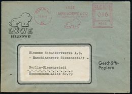 RADIO & RADIO-INDUSTRIE / APPARATE : BERLIN NW/ 87/ LUDW.LOEWE & CO/ AG 1947 (17.4.) Seltener AFS-Typ "Hochrechteck" = F - Non Classificati