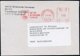 GEODÄSIE / VERMESSUNG / KATASTER : 53879 EUSKIRCHEN 1/ F05 9607/ AMT FÜR/ MILITÄRISCHES/ GEOWESEN 1998 (2.6.) AFS = Wapp - Geographie