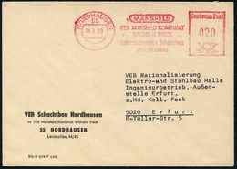 BERGBAU / AUSRÜSTUNG / GERÄTE / UNIFORMEN : 55 NORHAUSEN/ ..VEB MANSFELD KOMBINAT/ WILHELM PIECK/ Betriebsdirektion Scha - Andere & Zonder Classificatie