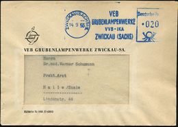 BERGBAU / AUSRÜSTUNG / GERÄTE / UNIFORMEN : ZWICKAU (SACHS) 1/ VEB/ GRUBENLAMPENWERKE/ VVB-IKA.. 1955 (14.9.) Blauer AFS - Altri & Non Classificati