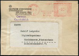 VERHÜTTUNG / ERZ- & METALLVERARBEITUNG : GELSENKIRCHEN/ 1/ Deutsche Eisenwerke AG/ Schalker Verein.. 1946 (20.3.) AFS Fr - Andere & Zonder Classificatie