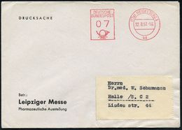 INTERNATIONALE LEIPZIGER MUSTERMESSE (MM) : (17a) HEIDELBERG 3/ Bd/ DEUTSCHE/ BUNDESPOST 1937 (22.8.) PFS O7 Pf. Auf Vor - Non Classificati