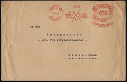 INTERNATIONALE LEIPZIGER MUSTERMESSE (MM) : LEIPZIG C2/ MESSESTADT/ ANFANG MÄRZ/ MM/ ENDE AUGUST/ LEIPZIGER MESSE 1930 ( - Unclassified