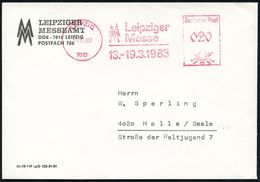 INTERNATIONALE LEIPZIGER MUSTERMESSE (MM) : 7010 LEIPZIG/ MM/ Leipzig/ Messe/ 13.-19.3. 1983 (14.10.) AFS Auf Messe-Bf.  - Ohne Zuordnung