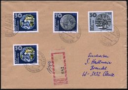 INTERNATIONALE ORGANISATIONEN & KONGRESSE : D.D.R. 1990 (3.10.) "41. I A F - Kongreß" , überkpl.Satz (50 Pf. 2x U. 100 P - Sonstige & Ohne Zuordnung