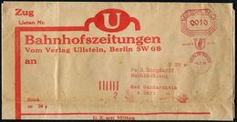 JUDAICA / JÜDISCHE GESCHICHTE / ZIONISMUS : BERLIN SW 68/ KOCHSTR. U 22-26 1934 (5.7.) Seltener AFS-Typ "Bafra" Mit Vert - Judaisme