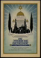 JUDAICA / JÜDISCHE GESCHICHTE / ZIONISMUS : Berlin 1949 Gedenk-Faltblatt "Zerstörte Berliner Synagogen" (jüd. Gemeinde)  - Guidaismo