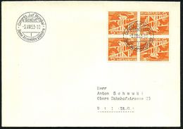 JUDAICA / JÜDISCHE GESCHICHTE / ZIONISMUS : SCHWEIZ 1953 (3.8.) SSt: GENEVE/Congrès Juif Mondial/3ème Assemblée Plénière - Joodse Geloof