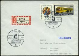 KIND / KLEINKIND / KINDHEIT / JUGEND : 5 KÖLN 15/ B/ INT./ KÖLNER MESSE 1972 (10.3.) SSt = Hauspostamt Kölner Messe + Se - Autres & Non Classés