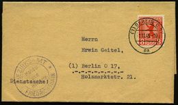 SOS-KINDERDÖRFER / KINDERSCHUTZ : (1) BERLIN O 17/ Pa 1945 (1.11.) 2K-Steg Auf EF 8 Pf. Bär + Viol. 2K-HdN: BEZIRKSAMT/. - Sonstige & Ohne Zuordnung