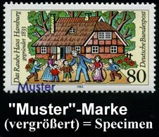 SOS-KINDERDÖRFER / KINDERSCHUTZ : B.R.D. 1983 (Aug.) 80 Pf. "150 Jahre Das Rauhe Haus" (Hamburg) Mit Amtl. Handstempel   - Autres & Non Classés