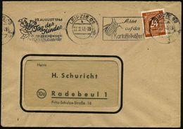 SPIELZEUG / SPIELZEUGMESSEN : LEIPZIG C2/ H/ ..Tag Des/ Kindes.. + Achtet/ Auf Den/ Kartoffelkäfer 1946 (13.8.) Seltener - Zonder Classificatie