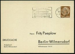 JUGENDORGANISATIONEN : POTSDAM/ *1II/ Am 19.April../ Fahnenweihe/ Der Kurmärk./ Hitlerjugend 1936 (14.4.) MWSt Auf Inl.K - Andere & Zonder Classificatie