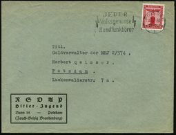 JUGENDORGANISATIONEN : POTSDAM/ *1a/ JEDER/ Volksgenosse/ Rundfunkhörer 1938 (5.2.) MWSt Auf Parteidienst 12 Pf., EF , D - Altri & Non Classificati