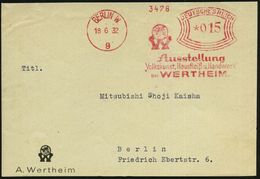 KUNST-AUSSTELLUNGEN & MESSEN : BERLIN W/ 9/ Ausstellung/ "Volkskunst, Hausfleiß U.Handwerk"/ Bei WERTHEIM 1932 (18.6.) S - Other & Unclassified
