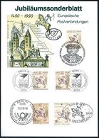 ALBRECHT DÜRER : BRD/ BERLIN/ DDR/ BELGIEN/ ÖSTERREICH 1990 (12.1.) Dürer-Postreiter, Omnibus-Ausgabe Aller 5 Ausgabe-Lä - Andere & Zonder Classificatie