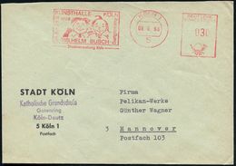 POPULÄRE ZEICHENKUNST / COMICS : 5 KÖLN 1/ KUNSTHALLE KÖLN/ Ausstellung/ WILHELM BUSCH/ Stadtverwaltung.. 1968 (9.9.) Se - Fumetti