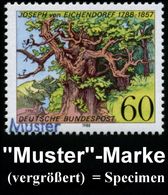 DEUTSCHSPRACHIGE DICHTER & LITERATUR : B.R.D. 1988 (Febr.) 60 Pf. "200. Geburtstag Josef V. Eichendorff" Mit Amtl. Hands - Writers