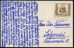 FREMDSPRACHIGE DICHTER & LITERATUR : D.D.R. 1952 (31.10.) 12 Pf. "150. Geburtstag Victor Hugo", EF , Klar Gest. (ANKLAM/ - Schriftsteller