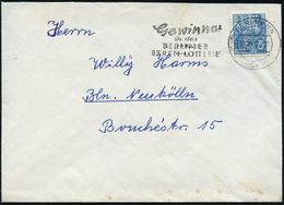 LOTTERIE / GLÜCKSPIEL / SPIELBANK : BERLIN N 4/ Ca/ Gewinne/ In Der/ BERLINER/ BÄREN-LOTTERIE 1957 (28.10.) MWSt Auf Ort - Non Classés