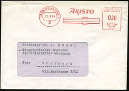 MATHEMATIK / RECHNEN / ZAHLEN / GEOMETRIE : 2 HAMBURG-ALTONA 1/ ARISTO 1964 (29.9.) AFS = Rechenschieber (Fa. Dennert &  - Unclassified