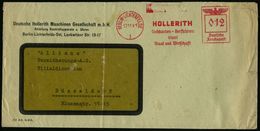 RECHENMASCHINE / EDV / COMPUTER : BERLIN-LICHTERFELDE/ 1/ HOLLERITH/ Lochkarten-Verfahren/ Dient/ Staat U.Wirtschaft 194 - Informatique