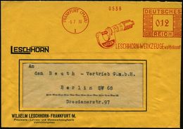 WIEGEN & MESSEN / WAAGE / METER : FRANKFURT (MAIN)/ 1/ ..LESCHHORN-WERKZEUGE.. 1939 (5.7.) AFS = Meßlehre "WILEA" , Rs.  - Zonder Classificatie