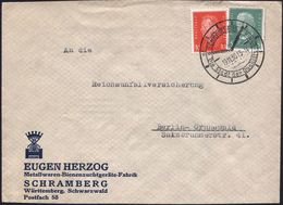 UHR / ZEITMESSUNG : SCHRAMBERG/ Die Stadt Der Qualitäts-Uhren 1930 (19.11.) HWSt In Sonderform Zifferblatt Auf Dekorativ - Horlogerie