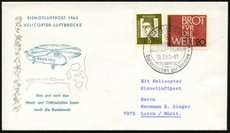 METEOROLOGIE / KLIMA / WETTER : BALTRUM NORDSEEBAD/ Dornröschen D.Nordesee 1963 (11.2.) Aptierter HWSt (alte PLGZ Entfer - Klima & Meteorologie