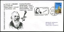 KOMPONISTEN  A - Z : RUMÄNIEN 1997 (8.10.) FaSSt: CLUJ 9/TOAMA MUZICALA CLUJEANA/J.BRAHMS.. (junger Brahms), Inl.-SU: J. - Musik